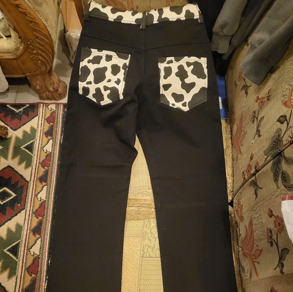 Cow print jeans Egyptian cotton - Picture 7 of 7